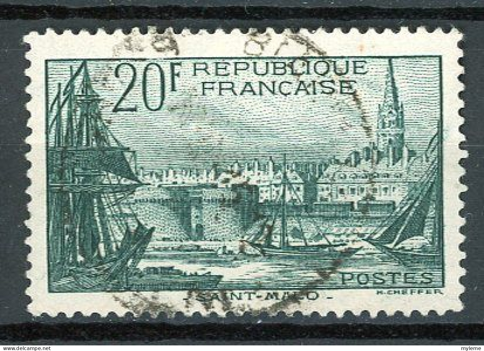 BF-15 France N° 394 Oblitéré à 10% De La Cote.   A Saisir !!!. - Used Stamps