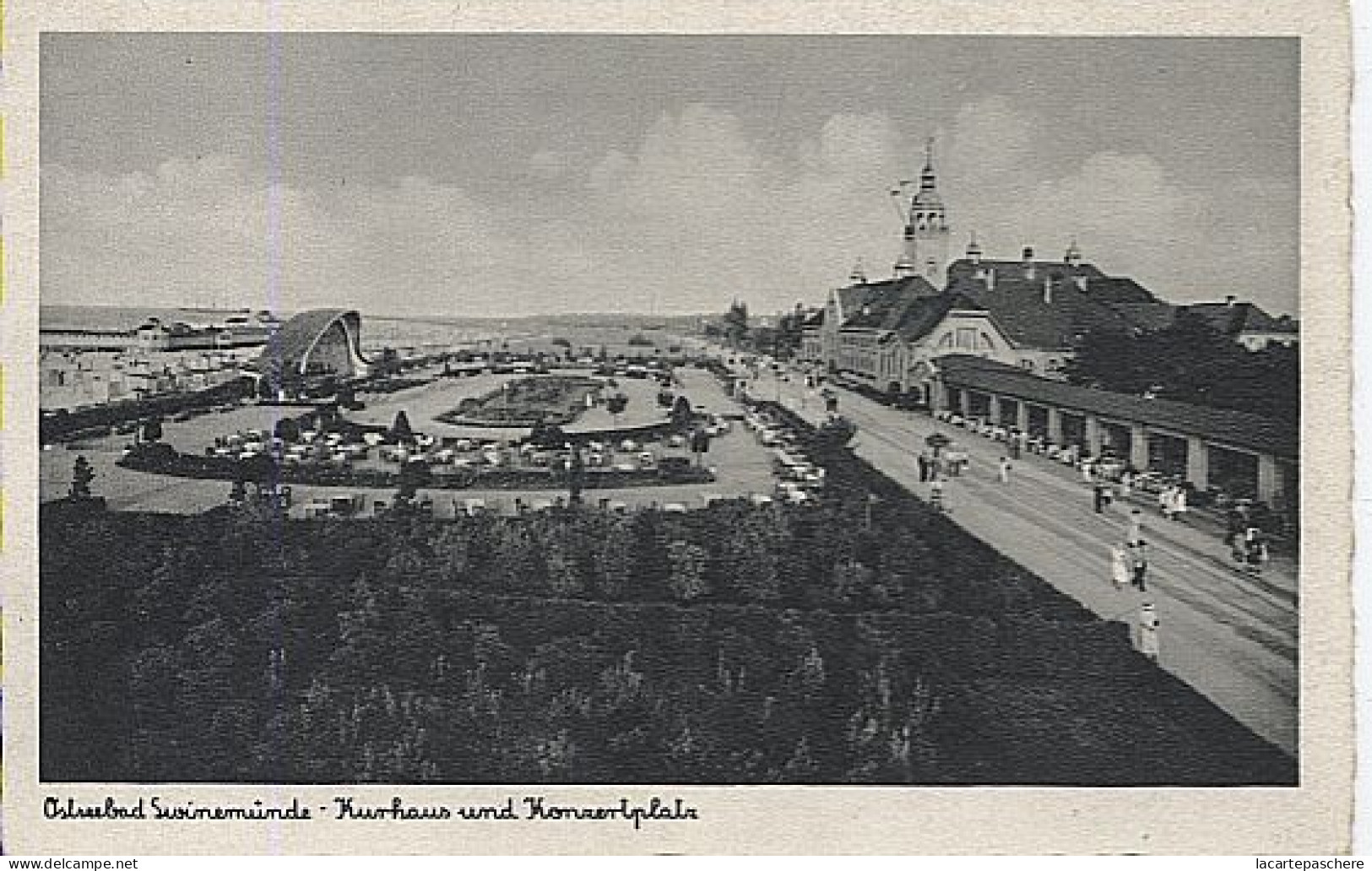 X123694 POLOGNE POLSKA POMERANIE OCCIDENTALE SWINOUJSCIE SWINEMUNDE KURHAUS UND KONZERTPLATZ - Pologne