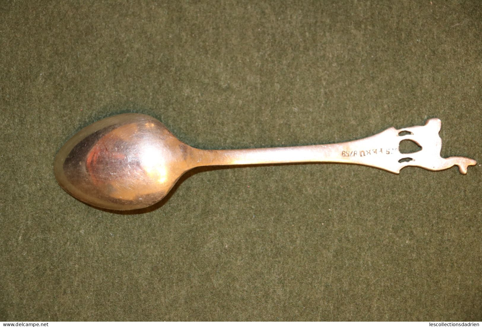 Petite Cuillère En Argent Péru Touristique Lama - Stirling Silver Spoon - Lepels