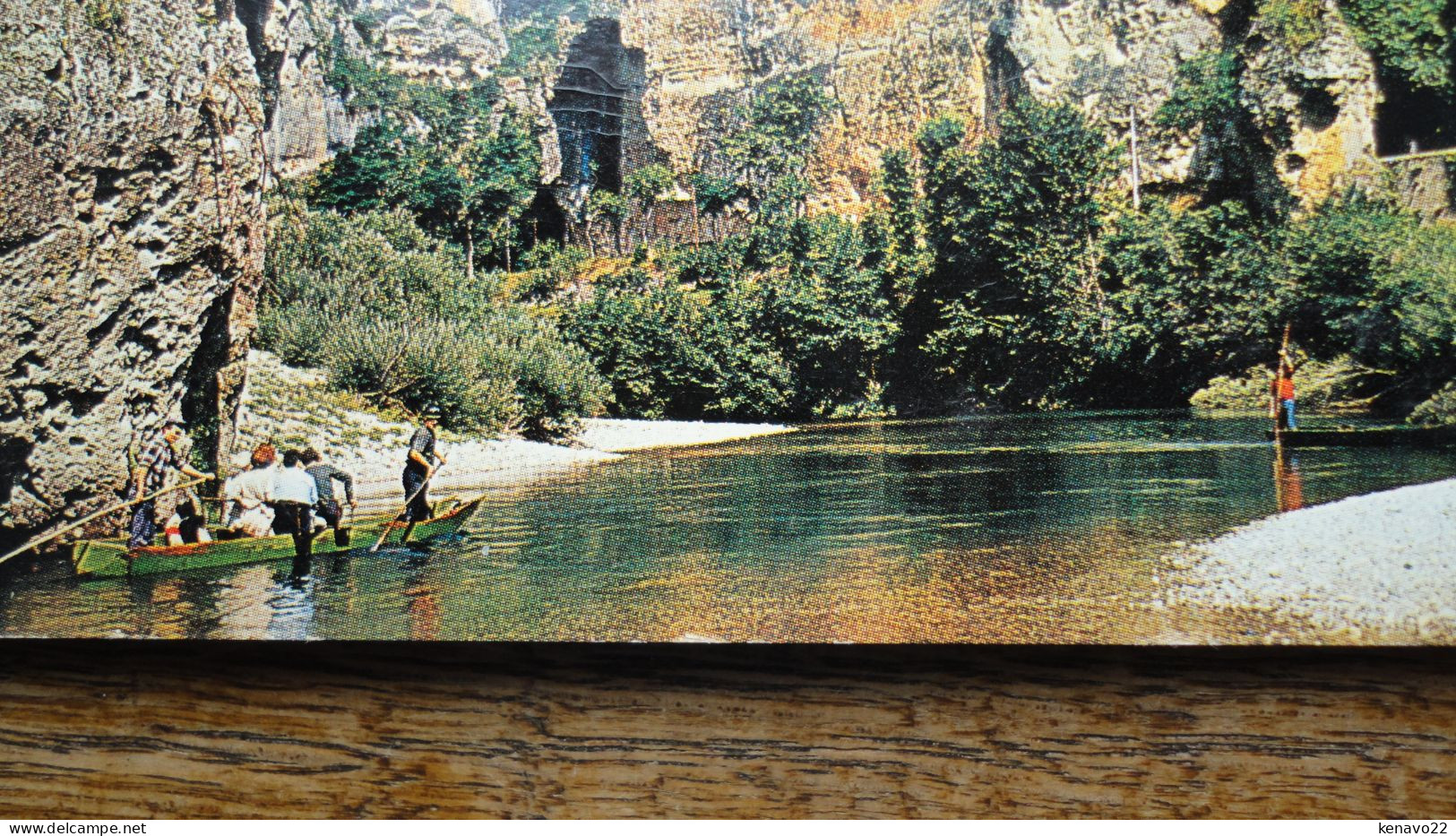 Gorges Du Tarn , En Approchant Du Débarcadère Des Baumes "" Carte Animée Embarcations "" - Gorges Du Tarn