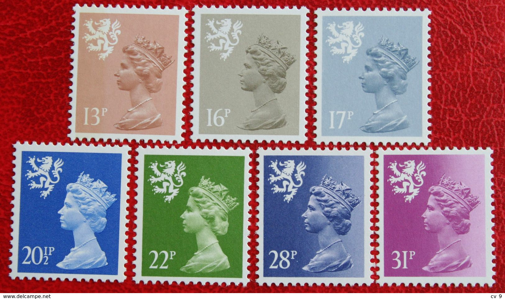 7 Values MACHIN Scotland (Mi 40-46) 1983-1984 POSTFRIS MNH ** ENGLAND GRANDE-BRETAGNE GB GREAT BRITAIN - Scozia