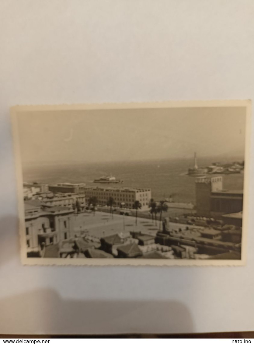 Foto D Epoca Messina Ingresso Del Porto Panorama - Europa