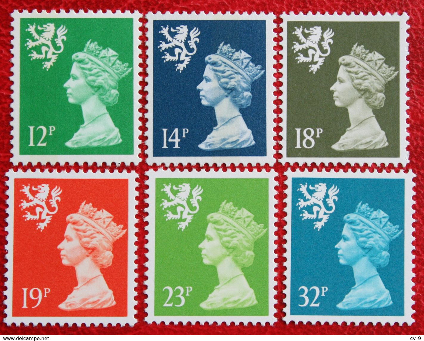 6 Values MACHIN Scotland (Mi 47-52) 1986 1987 1988 POSTFRIS MNH ** ENGLAND GRANDE-BRETAGNE GB GREAT BRITAIN - Ecosse