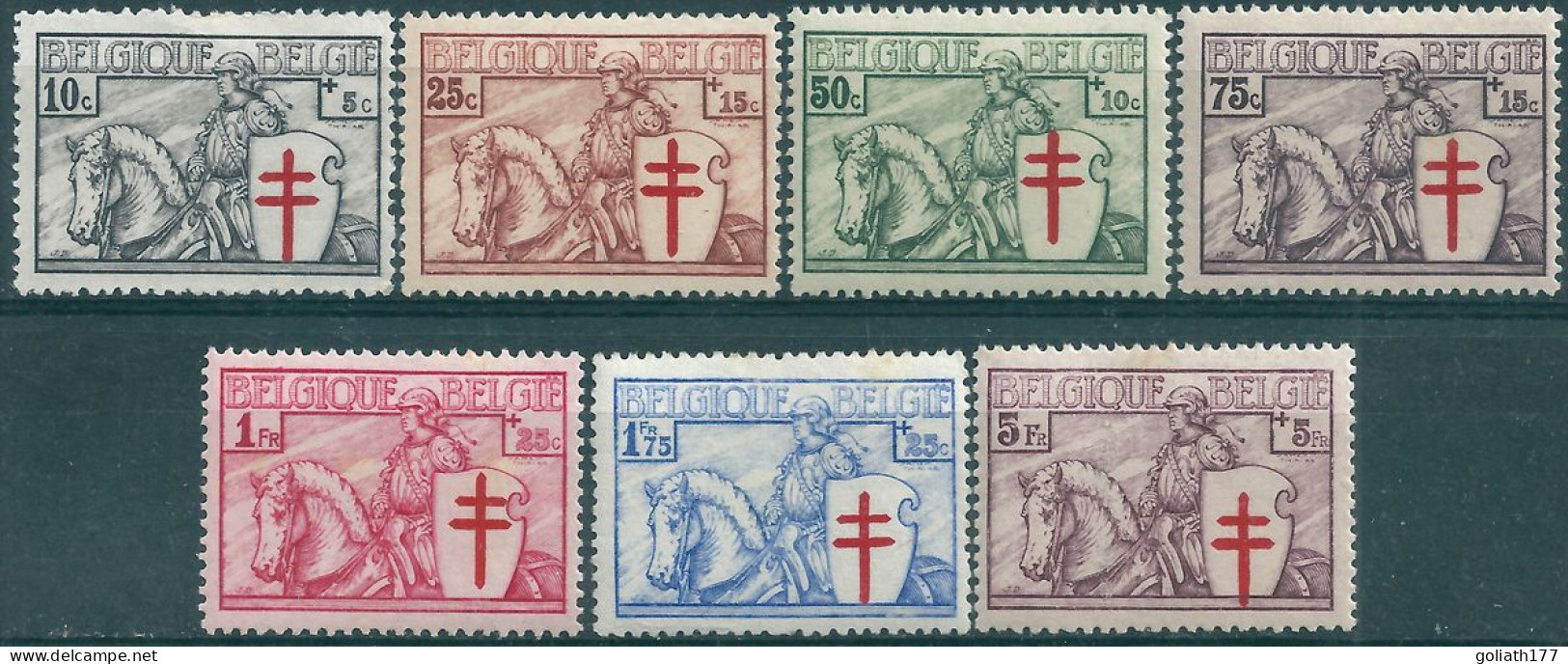 394/400 ** - 5F Met Licht Roestvlekje Op De Gom - Obp 625 Euro - Unused Stamps