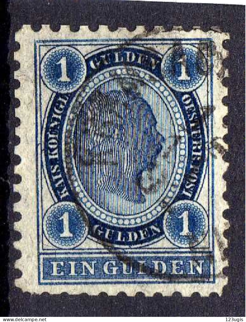 Österreich 1890 Mi 61 F, Gestempelt, Zähnung 10 1/2 [200424XIV] - Usados