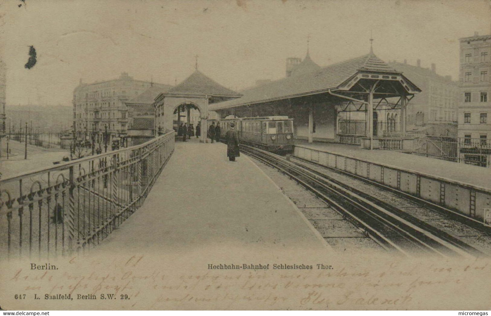 Berlin - Hochbah-Bahnhof - Schlesisches Thor - Stations With Trains