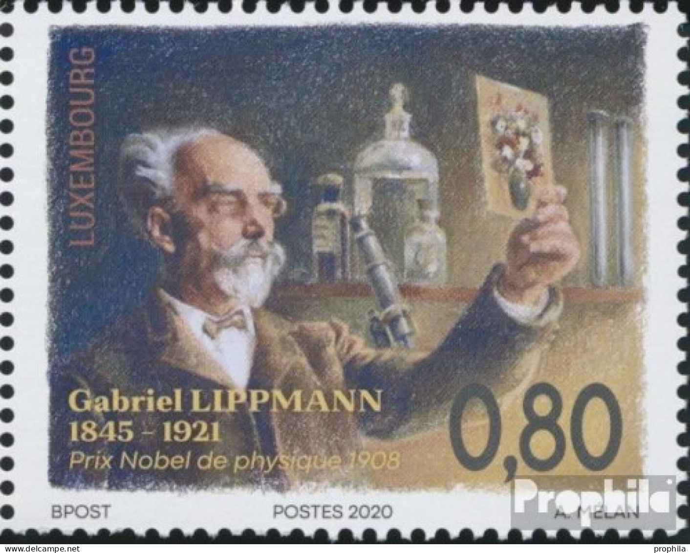 Luxemburg 2228 (kompl.Ausg.) Postfrisch 2020 Gabriel Lippmann - Unused Stamps