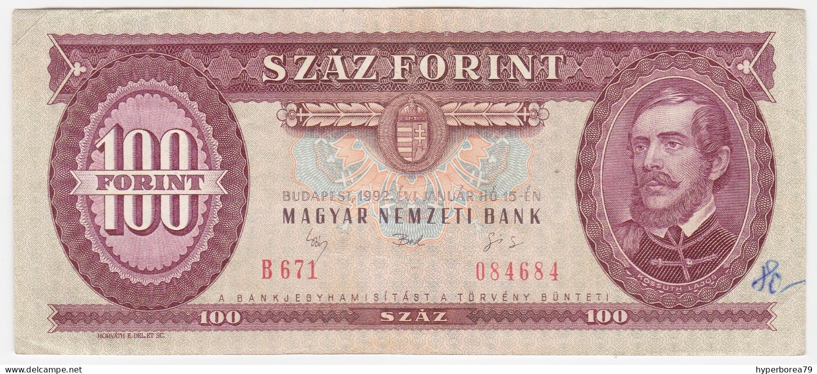 Hungary P 174 A - 100 Forint 15.1.1992 - Fine+ - Hongarije