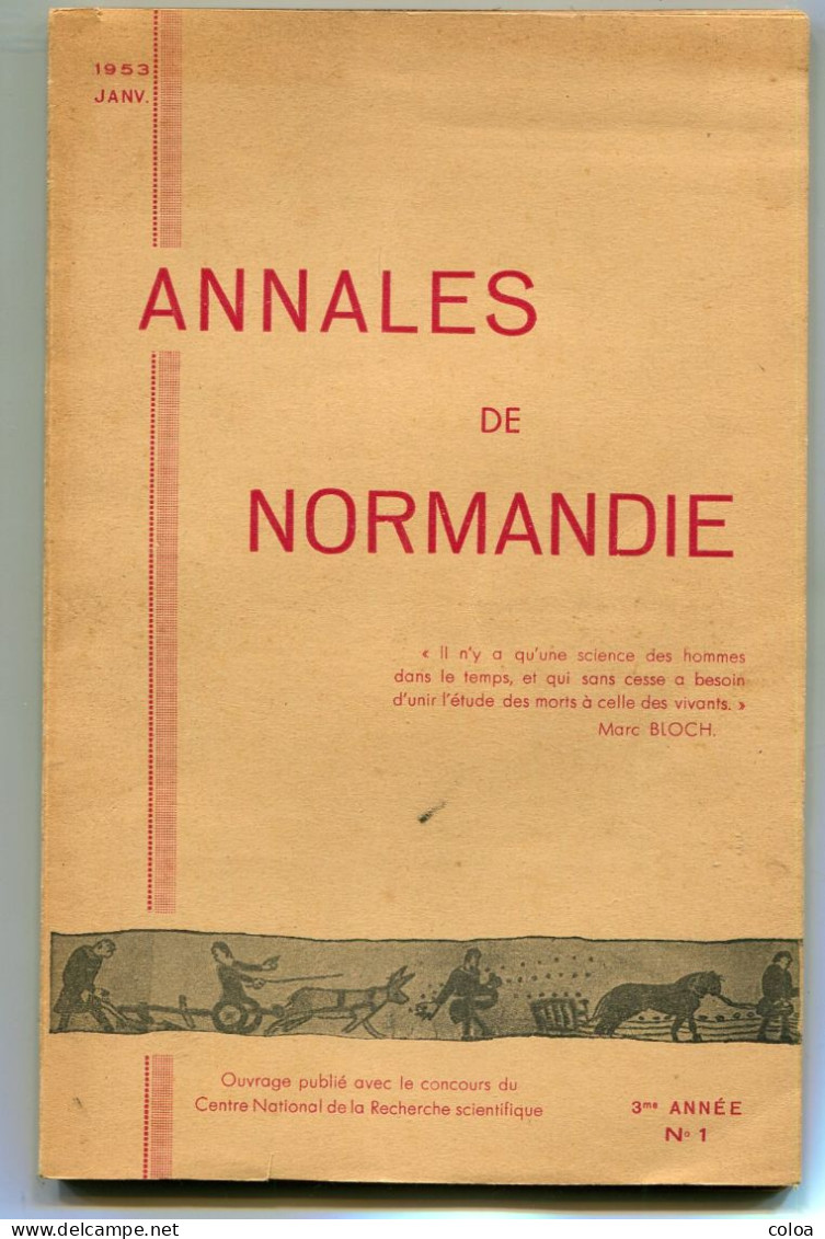 Normandie Toponymie Normande 1953 - History