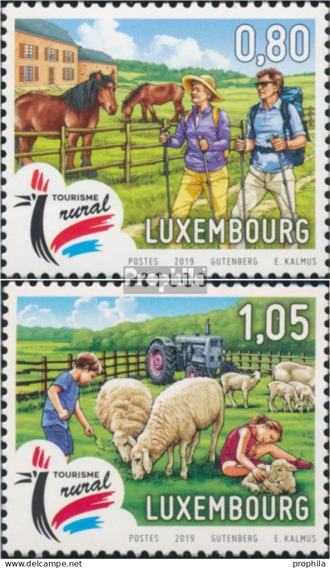 Luxemburg 2203-2204 (kompl.Ausg.) Postfrisch 2019 Urlaub Auf Dem Land - Nuovi