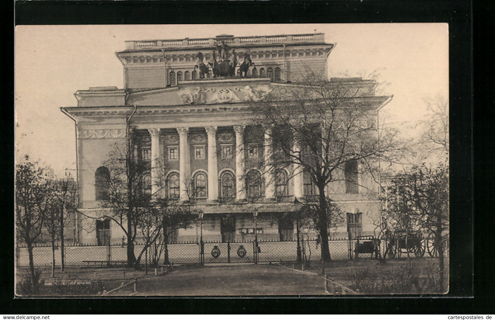 AK St. Petersburg, Théâtre Alexandrine, Bâtie Par K. Rossi En 1832  - Rusia
