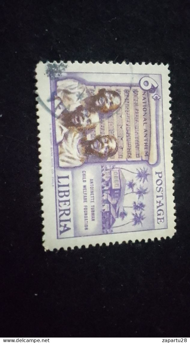 LİBERYA--1955   6 C      DAMGALI  SPORTS - Liberia