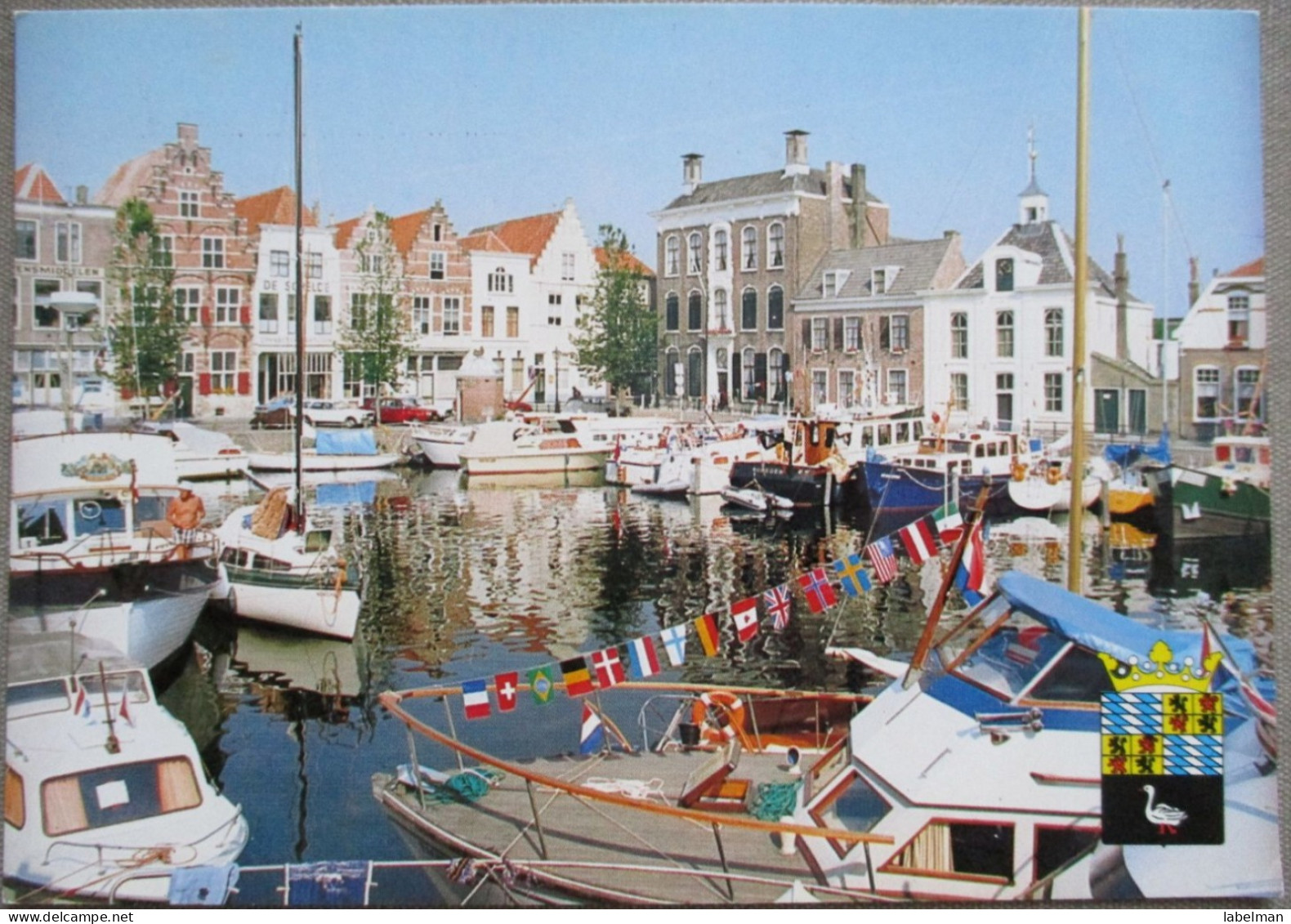 HOLLAND NETHERLANDS GOES FISHERMAN HARBOUR KARTE POSTCARD CARTOLINA ANSICHTSKARTE CARTE POSTALE POSTKARTE CARD - Other & Unclassified