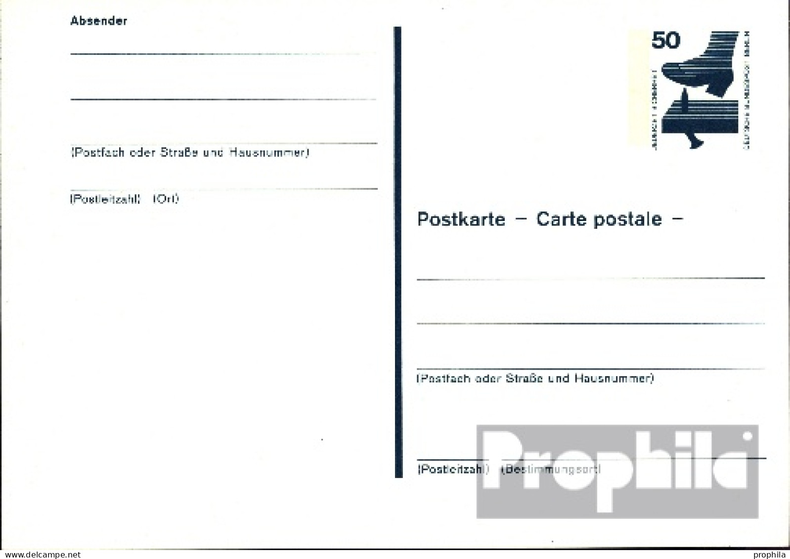 Berlin (West) P100 Amtliche Postkarte Gefälligkeitsgestempelt Gebraucht 1975 Unfallverhütung - Andere & Zonder Classificatie