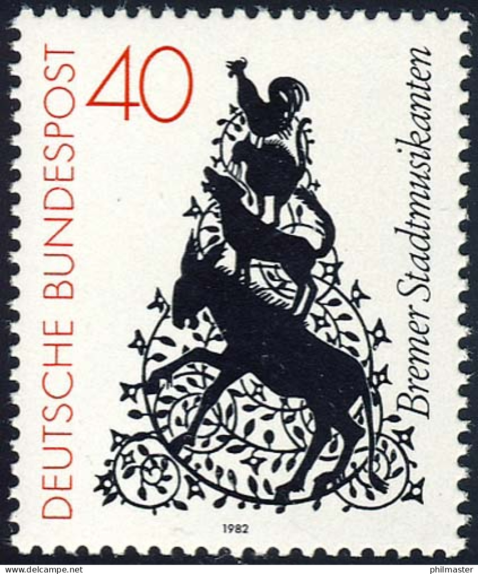 1120 Bremer Stadtmusikanten ** - Unused Stamps