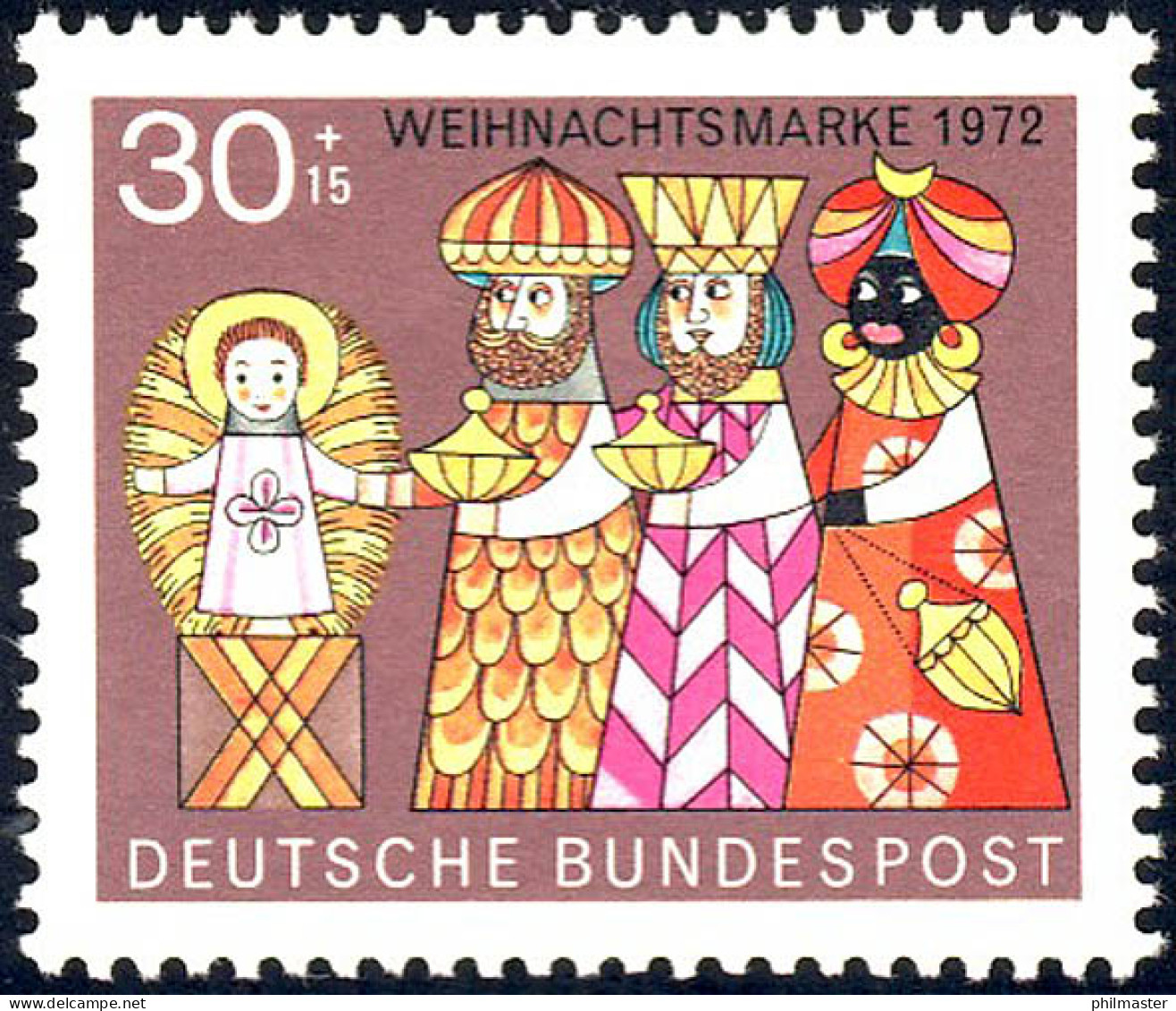 749 Weihnachten 30+15 Pf ** - Unused Stamps