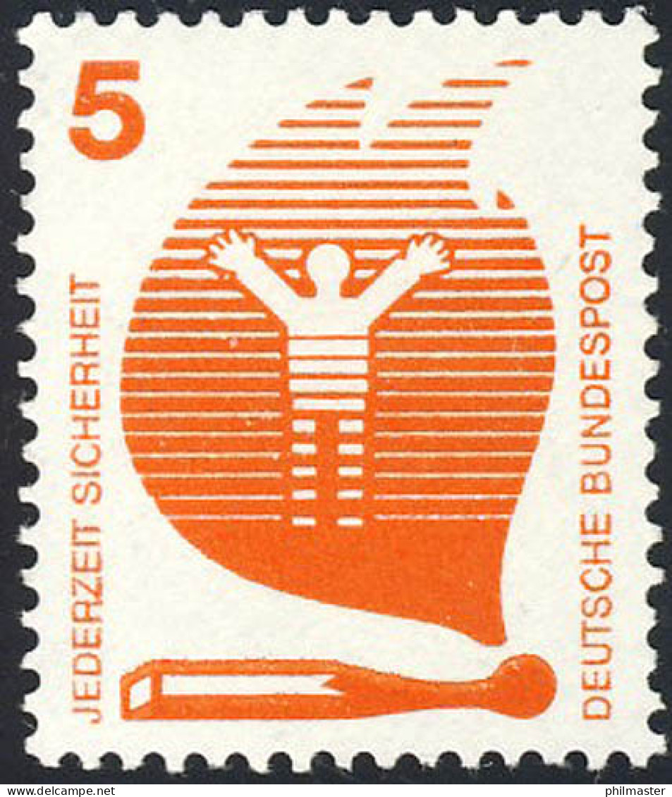 694A Unfallverhütung 5 Pf ** - Unused Stamps