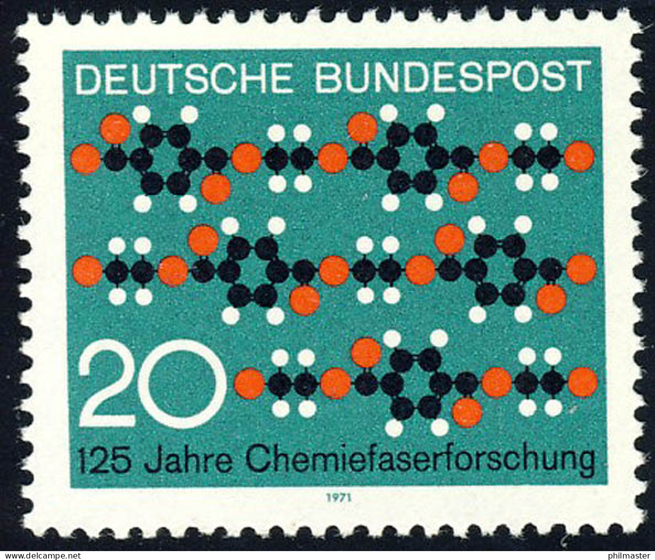 664 Chemiefaserforschung ** - Unused Stamps