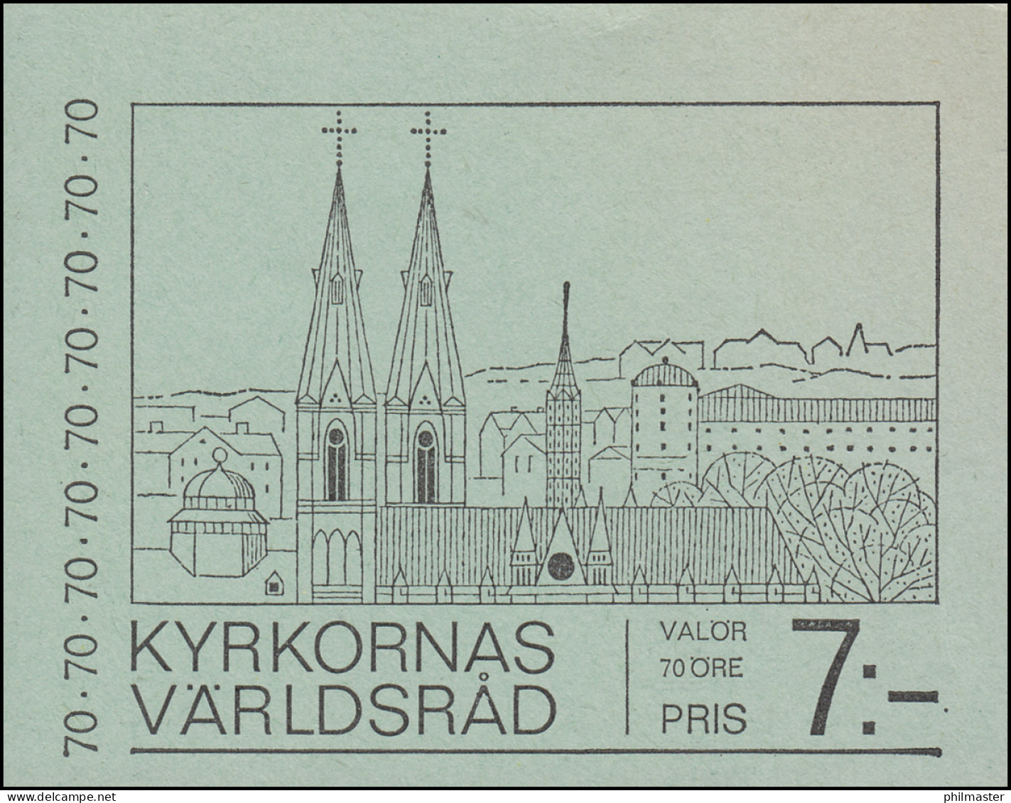 Markenheftchen Tagung Des Weltkirchentages In Uppsala 10x 612D, ** - Non Classés