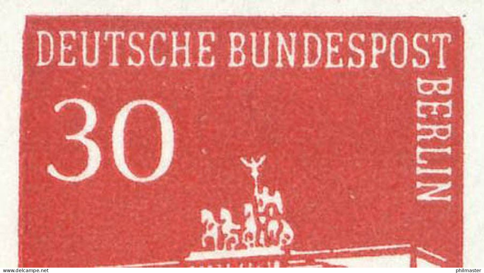 HBl. 15 Aus MH 7 Brandenburger Tor Mit PLF I (288III), Feld 2, ** - Abarten Und Kuriositäten