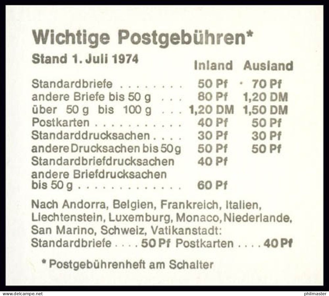20aI MH Unfall 1974, Mit PLF Langer Strich Am Helm, Feld 7, ** - 1971-2000
