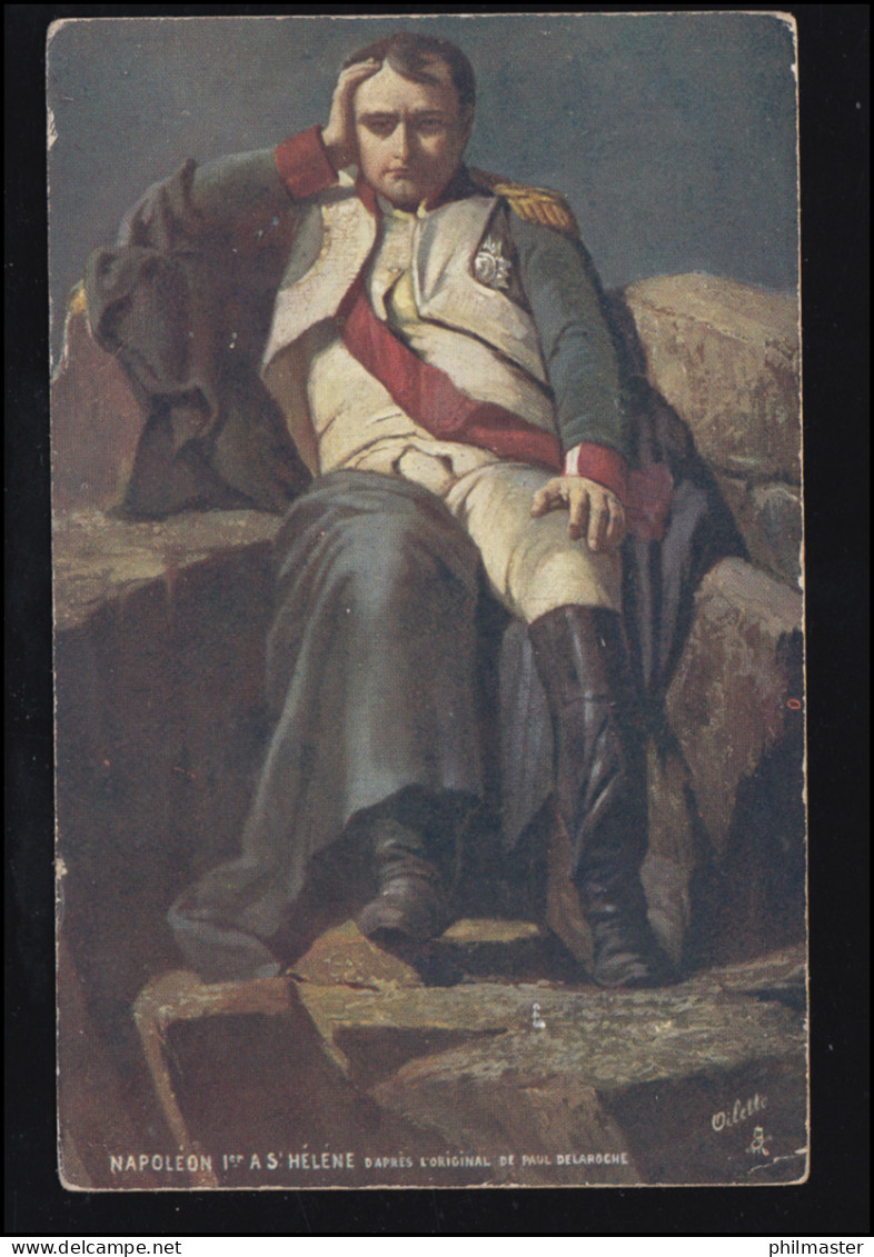 AK Paul Delaroche: Napoleon, TUCK-Postkarte OILETTE, Ungebraucht  - Other & Unclassified