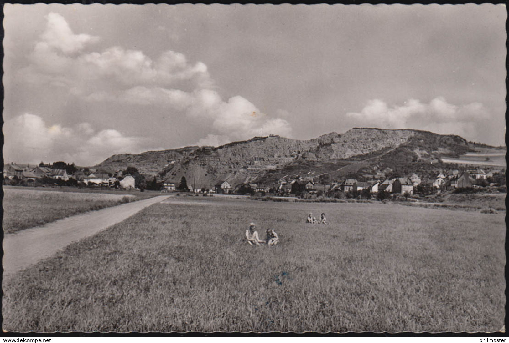 Landpost-Stempel Haschbach Am Remigiusberg über Kusel Auf AK SSt KUSEL Um 1955 - Autres & Non Classés