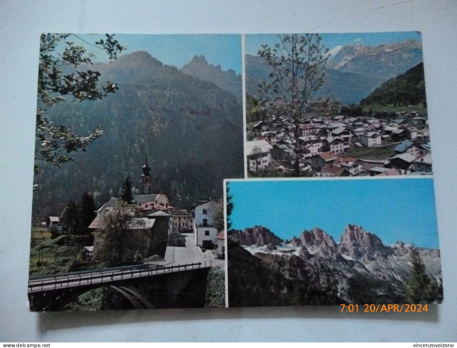 Cartolina  Viaggiata "DOLOMITI CANALE D'AGORDO" Vedutine 1976 - Belluno