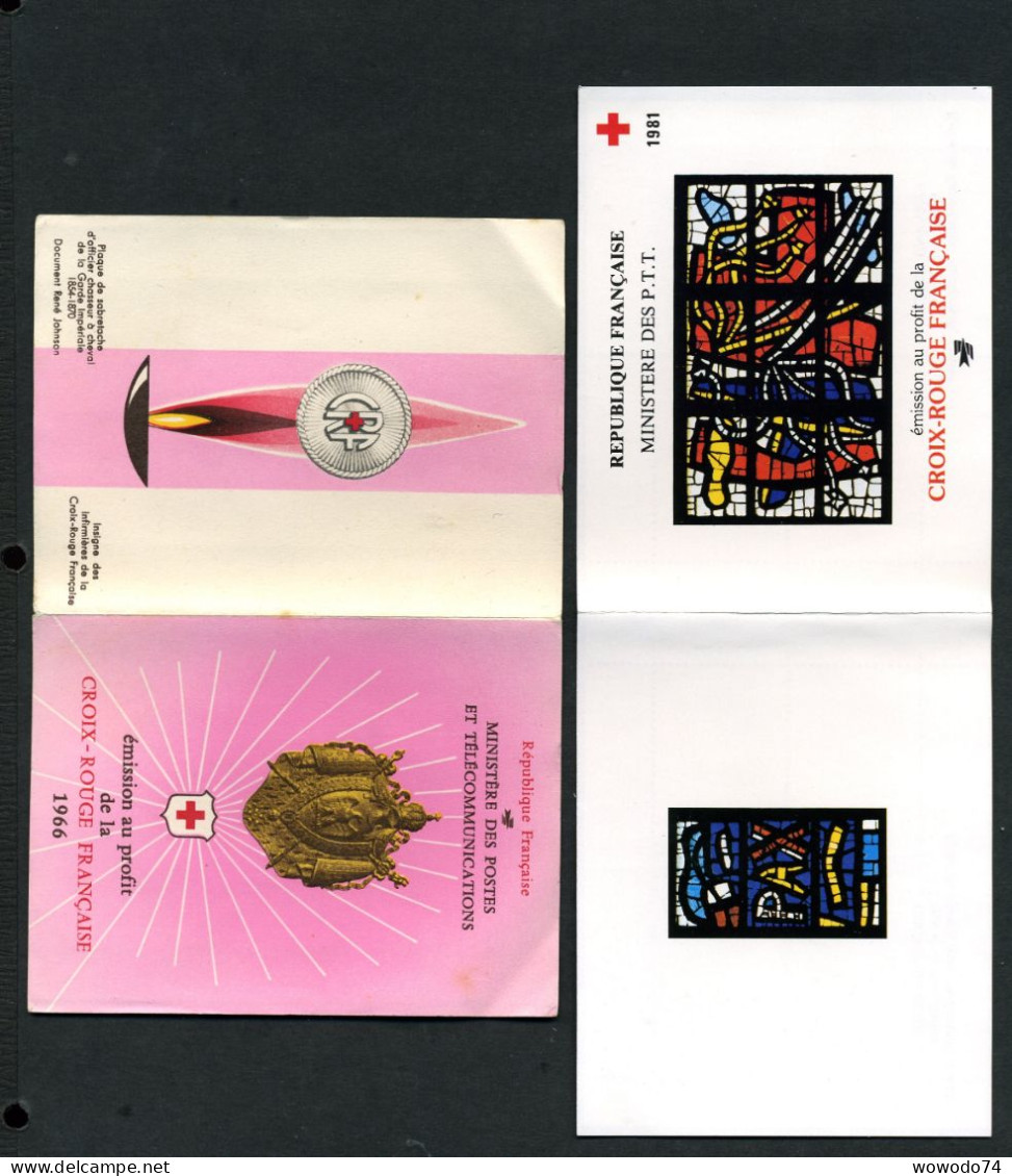 Carnets De Timbres Français Croix Rouge - Rotes Kreuz
