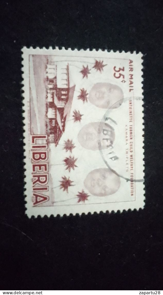 LİBERYA--1955   35C      DAMGALI - Liberia
