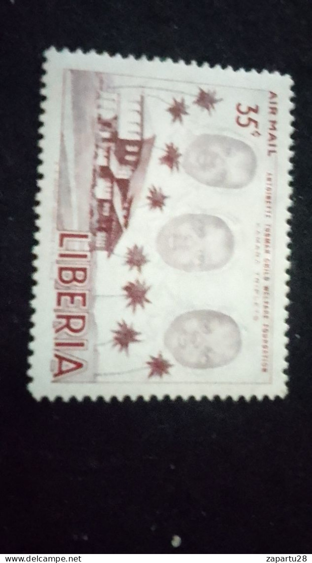 LİBERYA--1955   35C      DAMGALI - Liberia