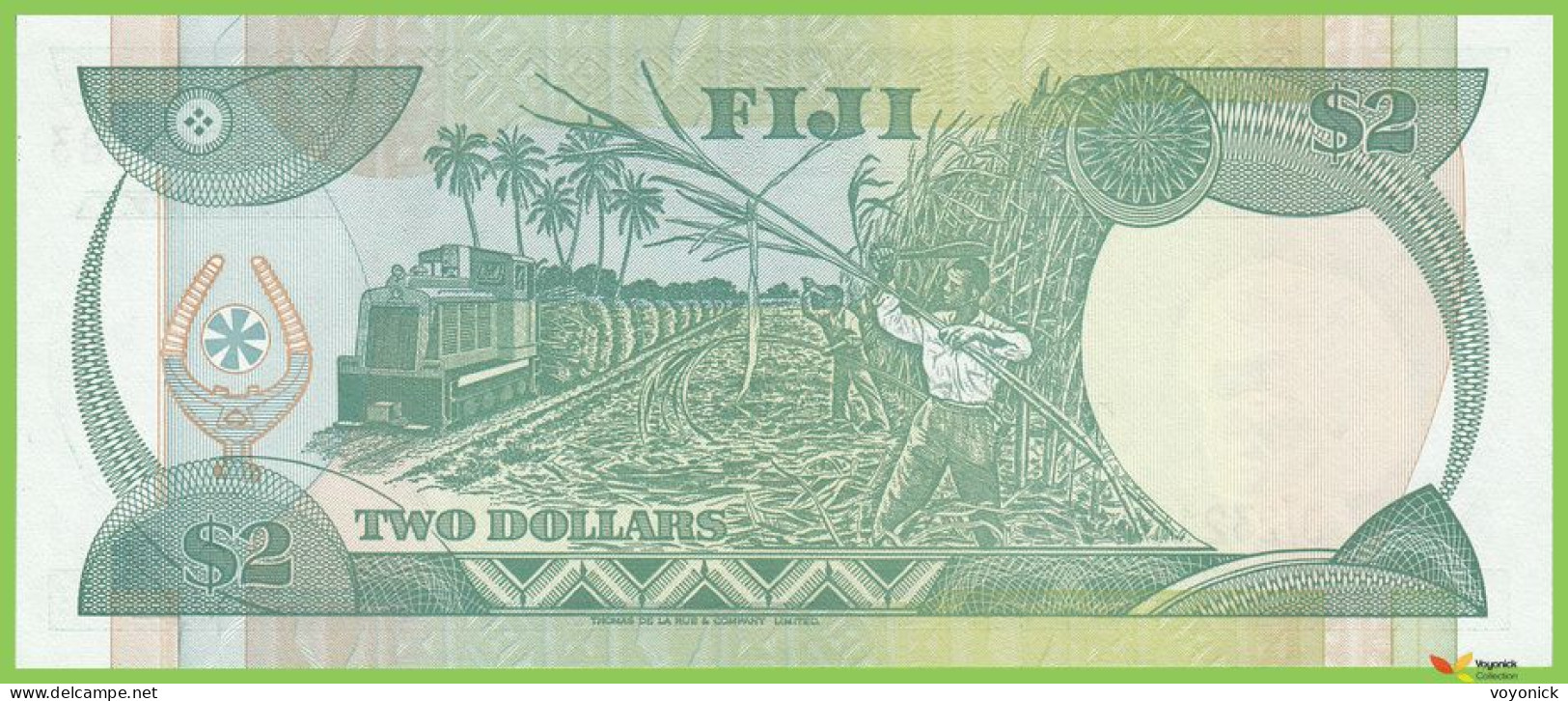 Voyo FIJI 2 Dollars ND/1995 P90a B502b D/23 UNC - Fiji