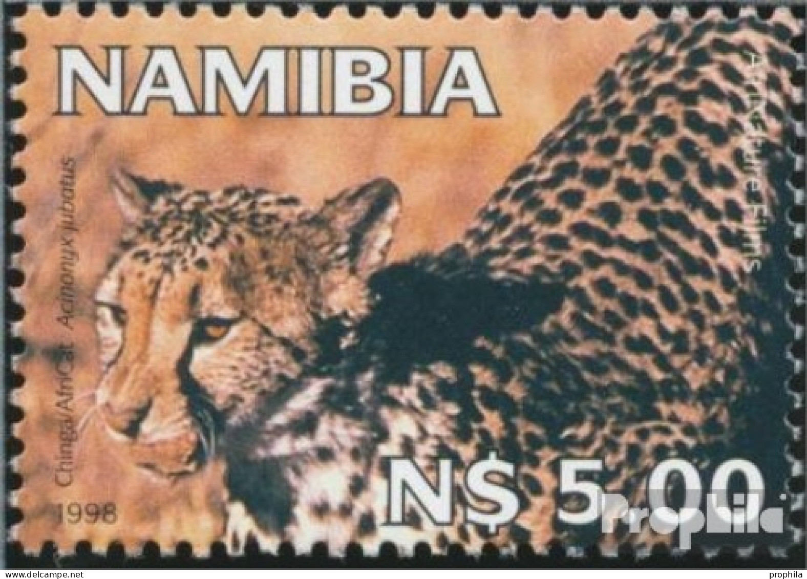 Namibia - Südwestafrika 947 (kompl.Ausg.) Postfrisch 1998 Wettrennen Gepard Und Mensch - Namibië (1990- ...)