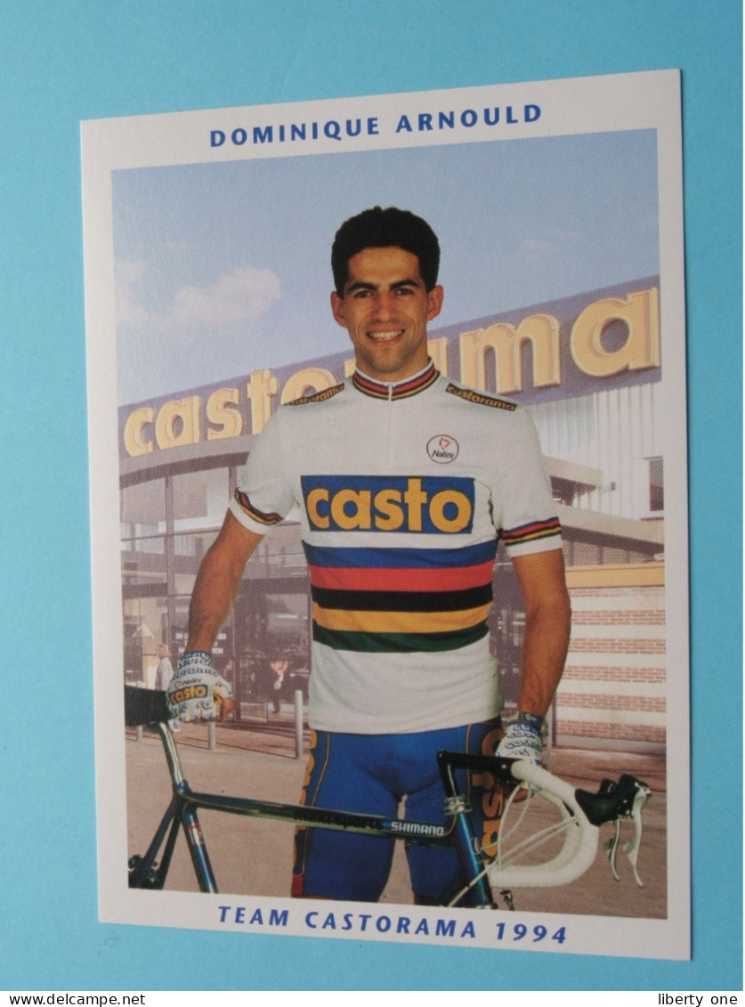 Dominique ARNOULD > Team CASTORAMA 1994 ( Zie / Voir SCANS ) Nieuw ! - Cycling