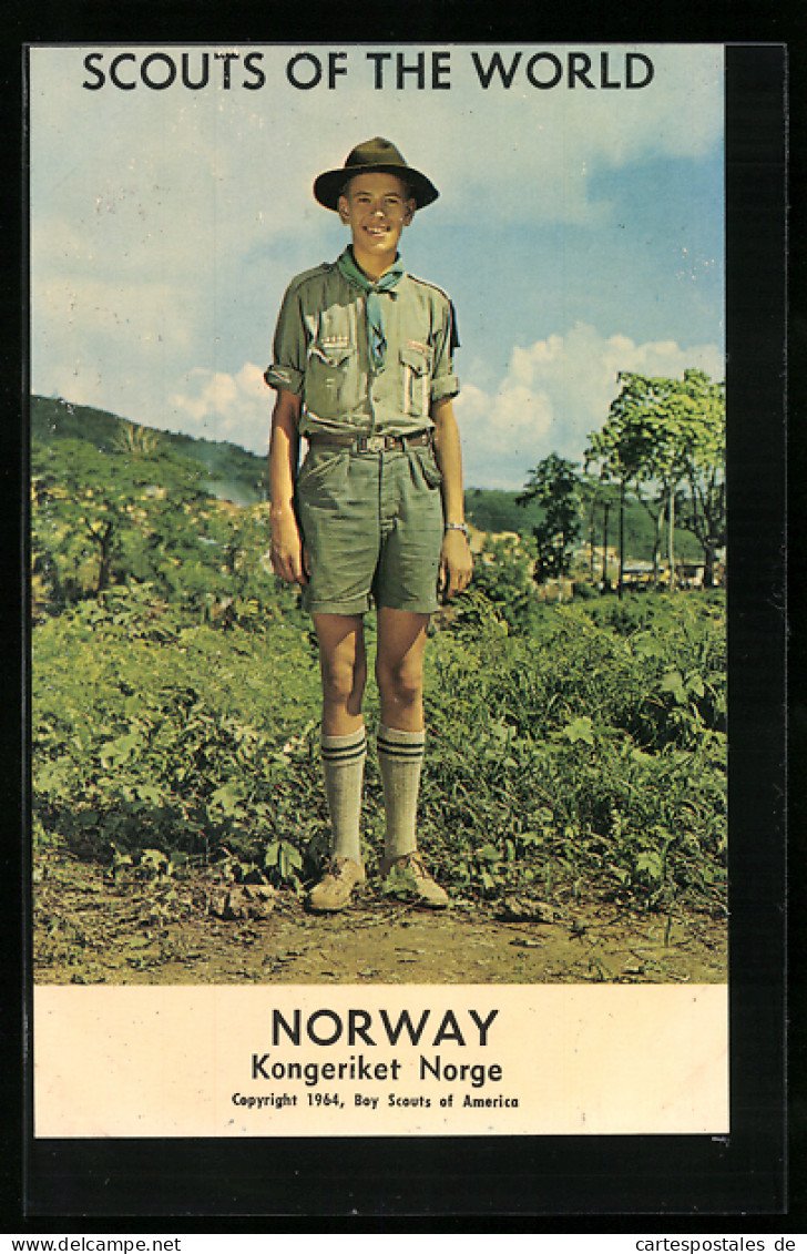 AK Scouts Of The World, Norway  - Pfadfinder-Bewegung