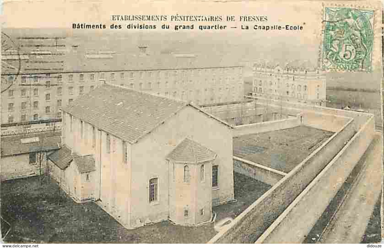 94 - Fresnes - Etablissements Pénitentiaires - Bâtiments Des Divisions Du Grand Quartier La Chapelle-Ecole - Corresponda - Fresnes