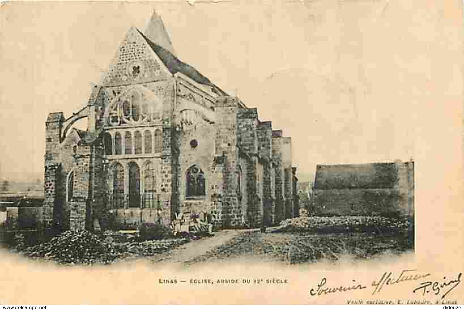 91 - Montlhéry - Linas - Eglise - Abside Du 12e Siècle - CPA - Voir Scans Recto-Verso - Montlhery