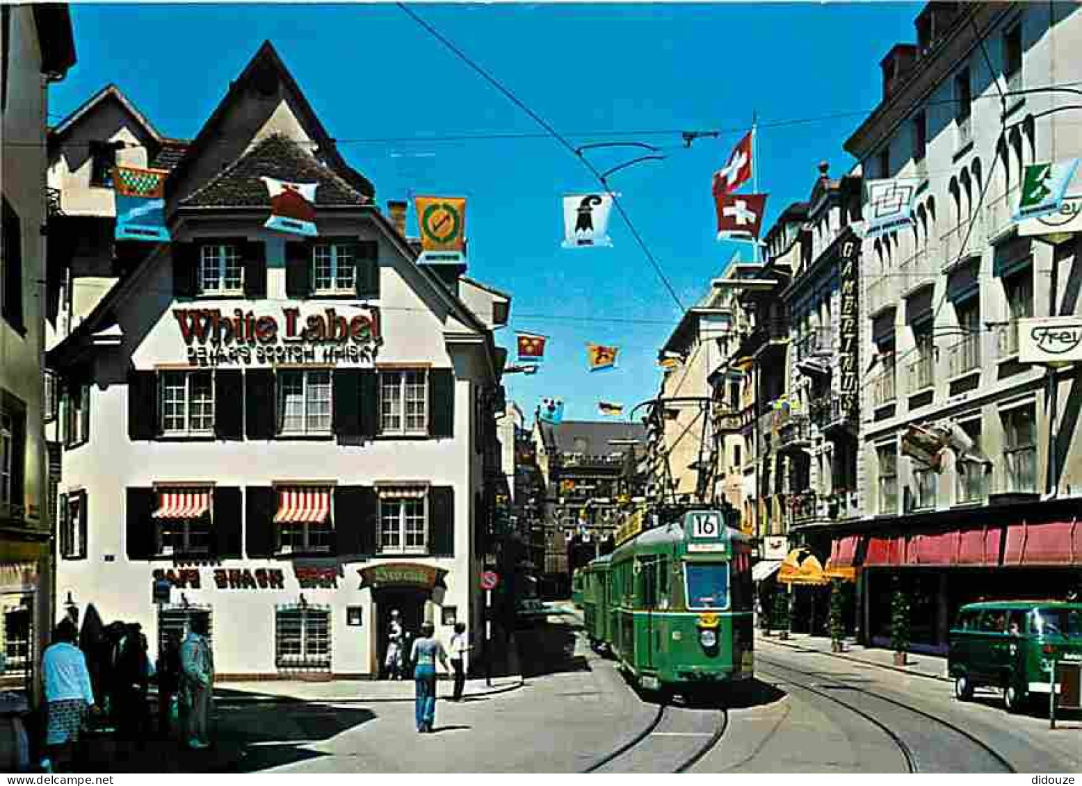 Trains - Tramways - Suisse - Bale - Une Partie De La Cité - CPM - Voir Scans Recto-Verso - Tram