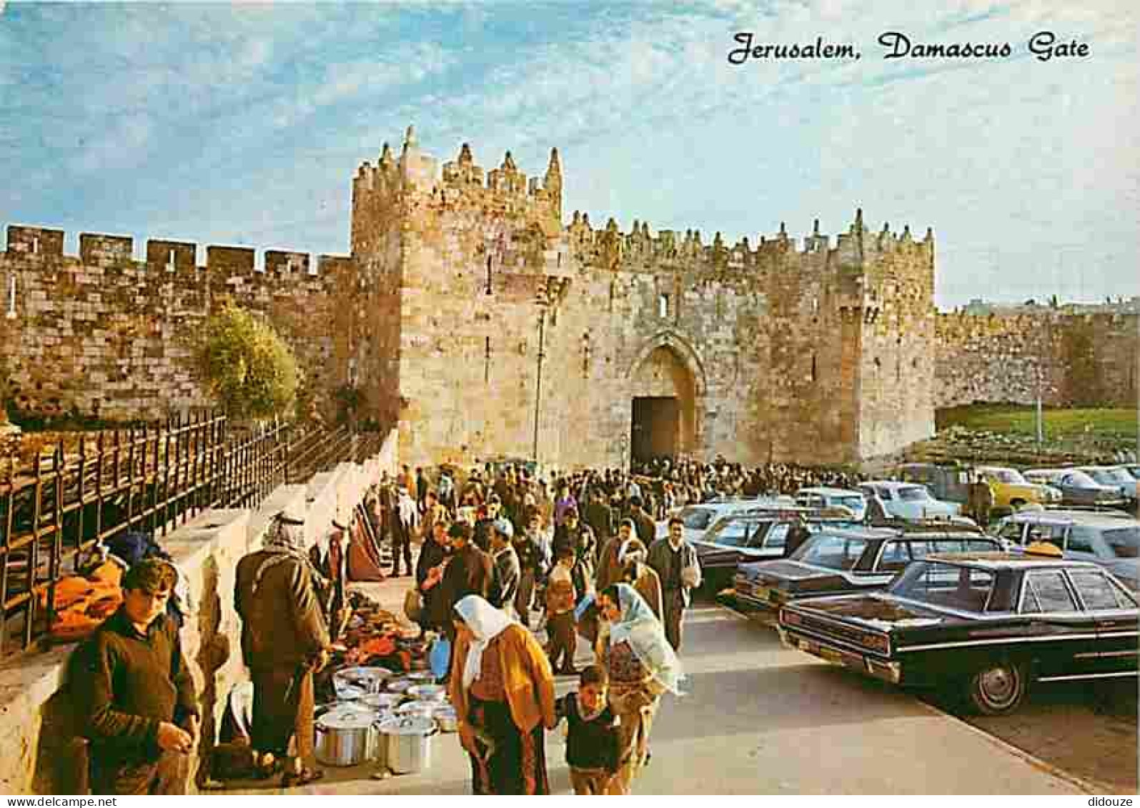 Automobiles - Israel - Jérusalem - Damascus Gate - CPM - Voir Scans Recto-Verso - Voitures De Tourisme