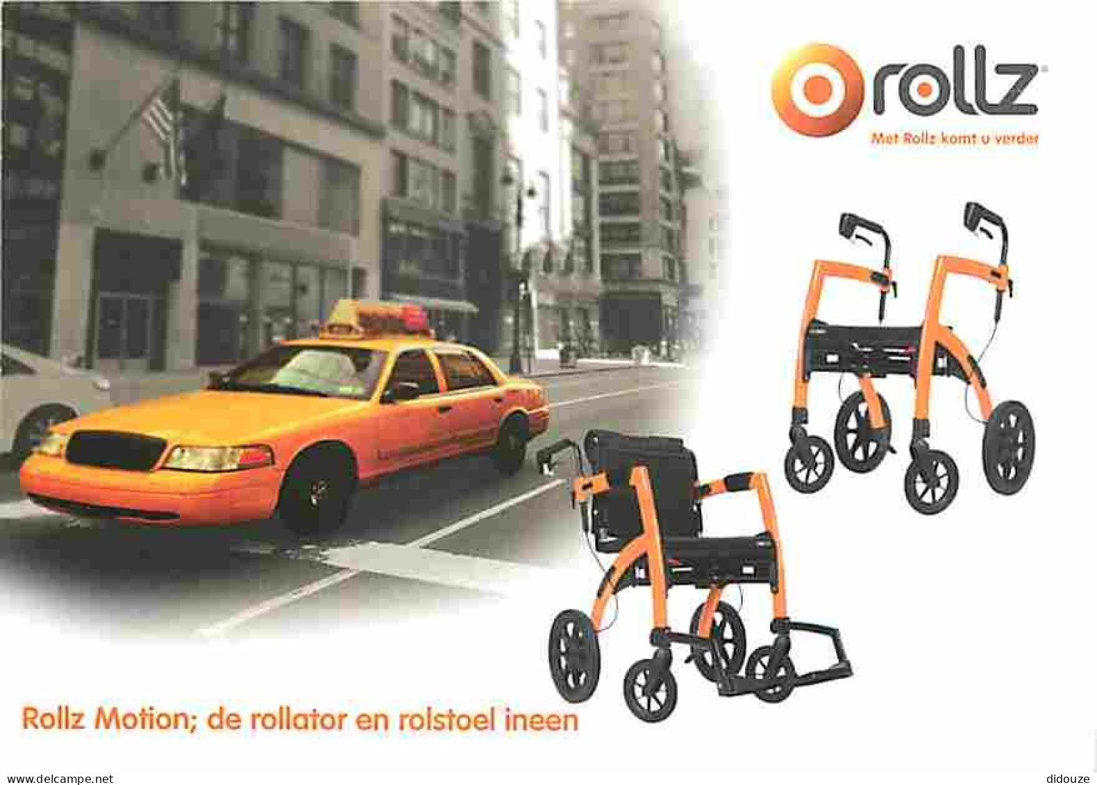 Automobiles - Rollz Motion - De Rollator En Rolstoel Ineen - Carte Neuve - CPM - Voir Scans Recto-Verso - Voitures De Tourisme