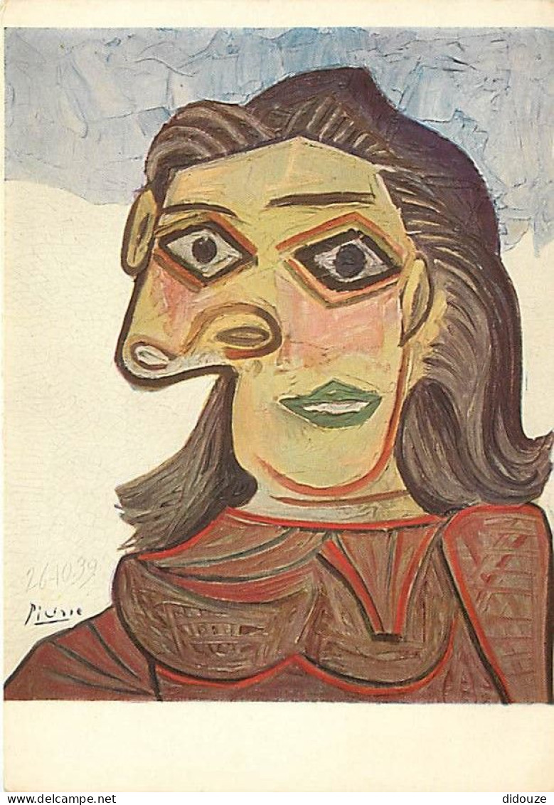 Art - Peinture - Pablo Picasso - Tête De Femme - Woman's Head - Carte Neuve - CPM - Voir Scans Recto-Verso - Peintures & Tableaux