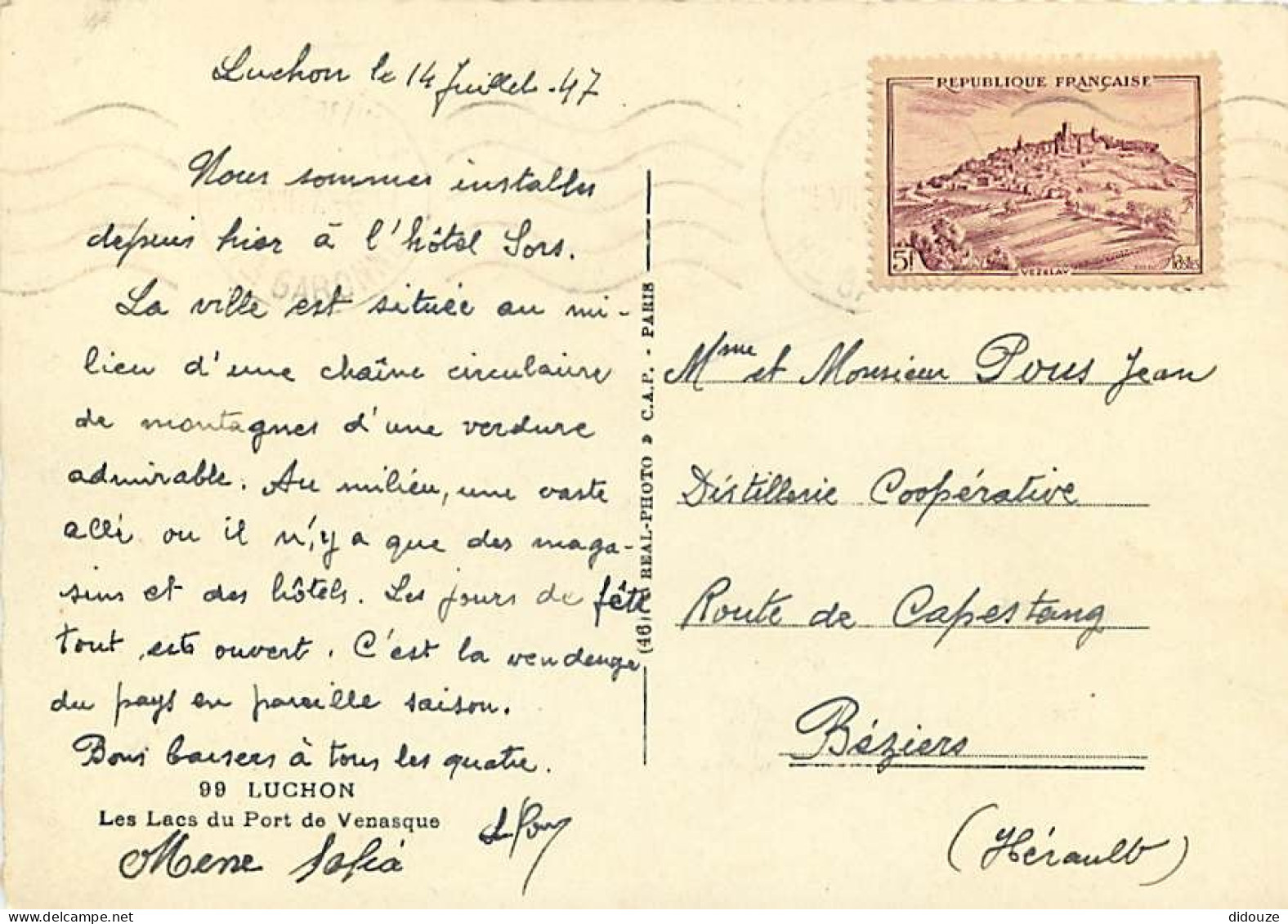 31 - Luchon - Les Lacs Du Port De Venasque - Carte Dentelée - CPSM Grand Format - Voir Scans Recto-Verso - Luchon