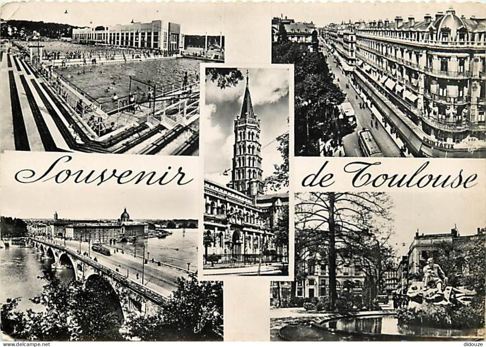 31 - Toulouse - Multivues - Mention Photographie Véritable - Carte Dentelée - CPSM Grand Format - Voir Scans Recto-Verso - Toulouse