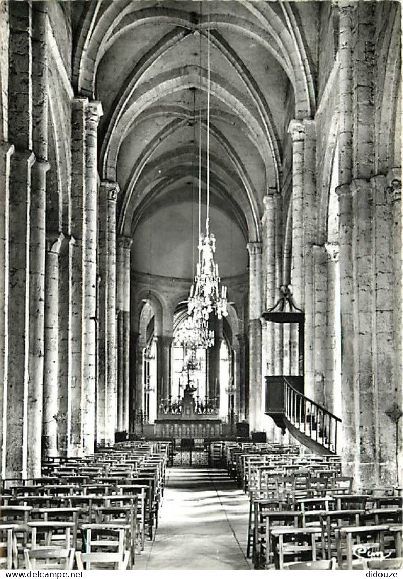 18 - Dun Sur Auron - Intérieur De L'Eglise - Mention Photographie Véritable - Carte Dentelée - CPSM Grand Format - Voir  - Dun-sur-Auron