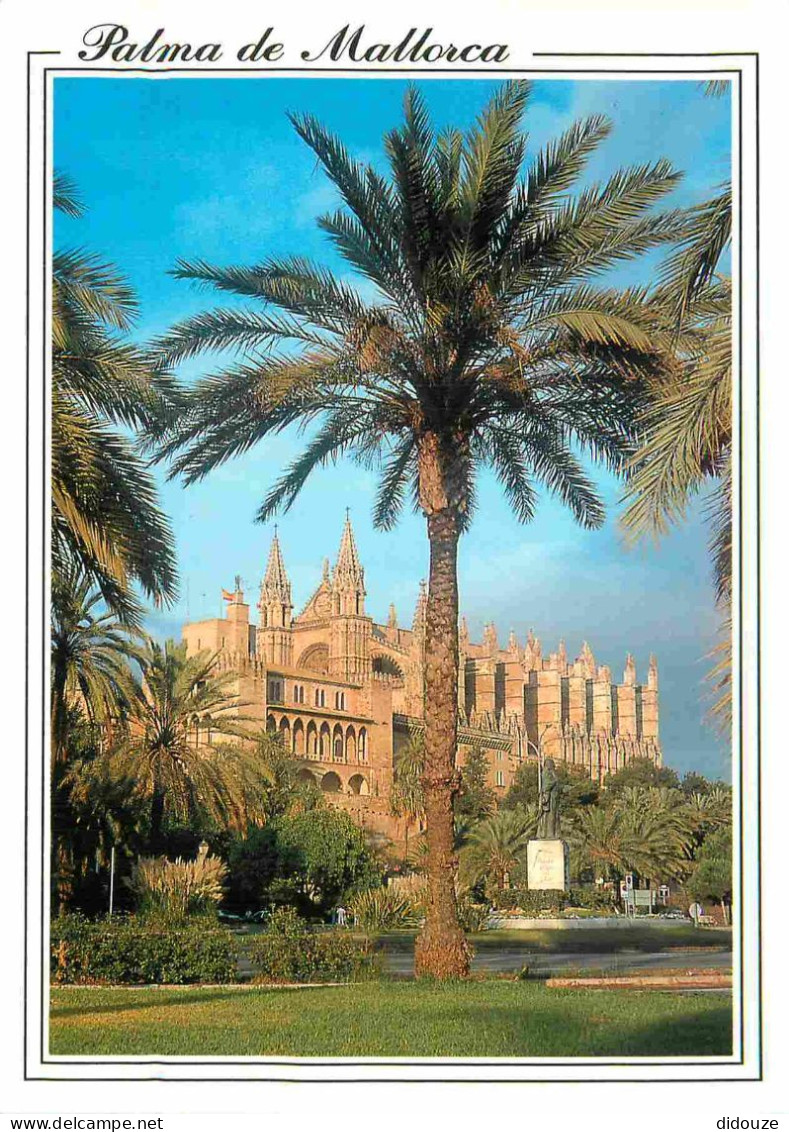 Espagne - Espana - Islas Baleares - Palma De Mallorca - Paseo Sagrera Y La Catedral - CPM - Voir Scans Recto-Verso - Palma De Mallorca