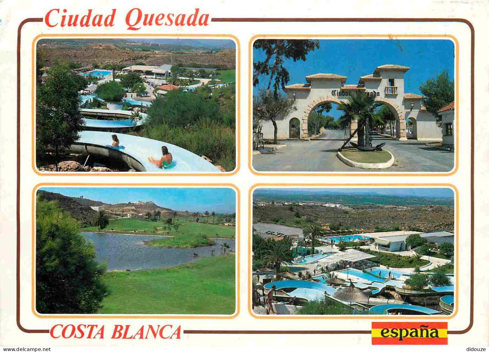 Espagne - Espana - Comunidad Valenciana - Rojales - Ciudad Quesada - Multivues - Parc Toboggan Aquatique - CPM - Voir Sc - Alicante