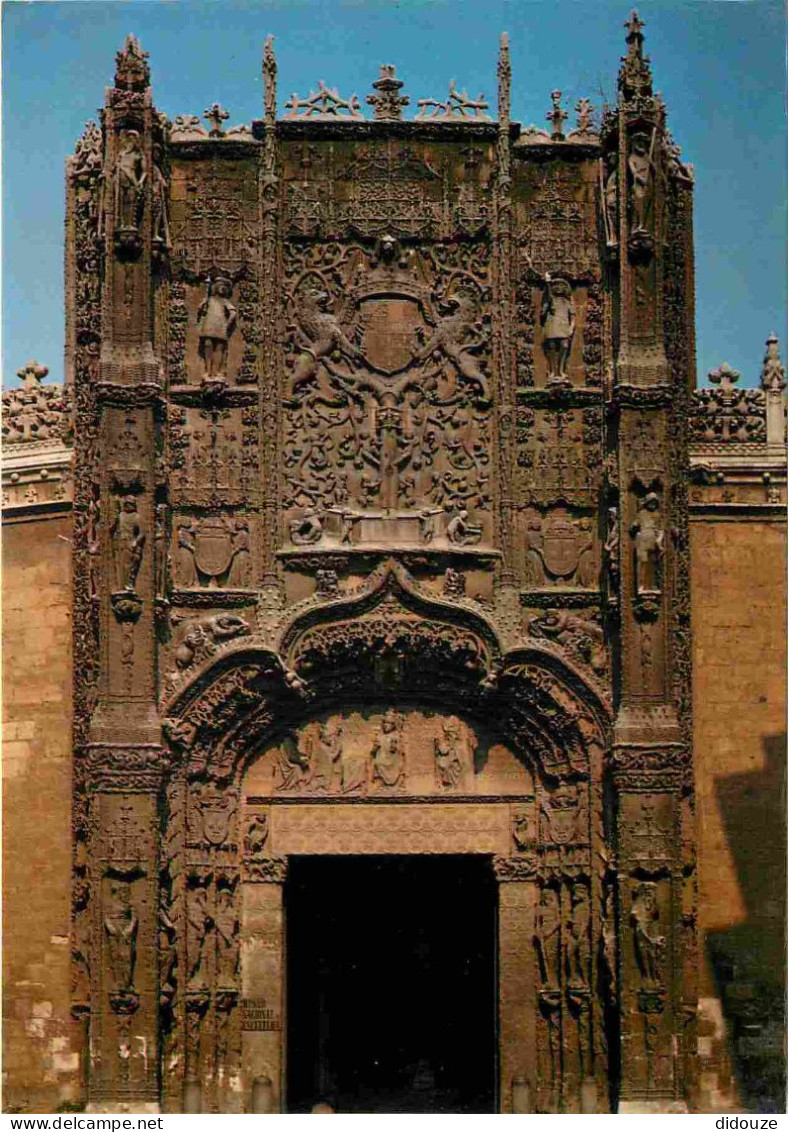 Espagne - Espana - Castilla Y Leon - Valladolid - Fachada Del Colegio De San Gregorio - Façade Du Collège De San Gregori - Valladolid