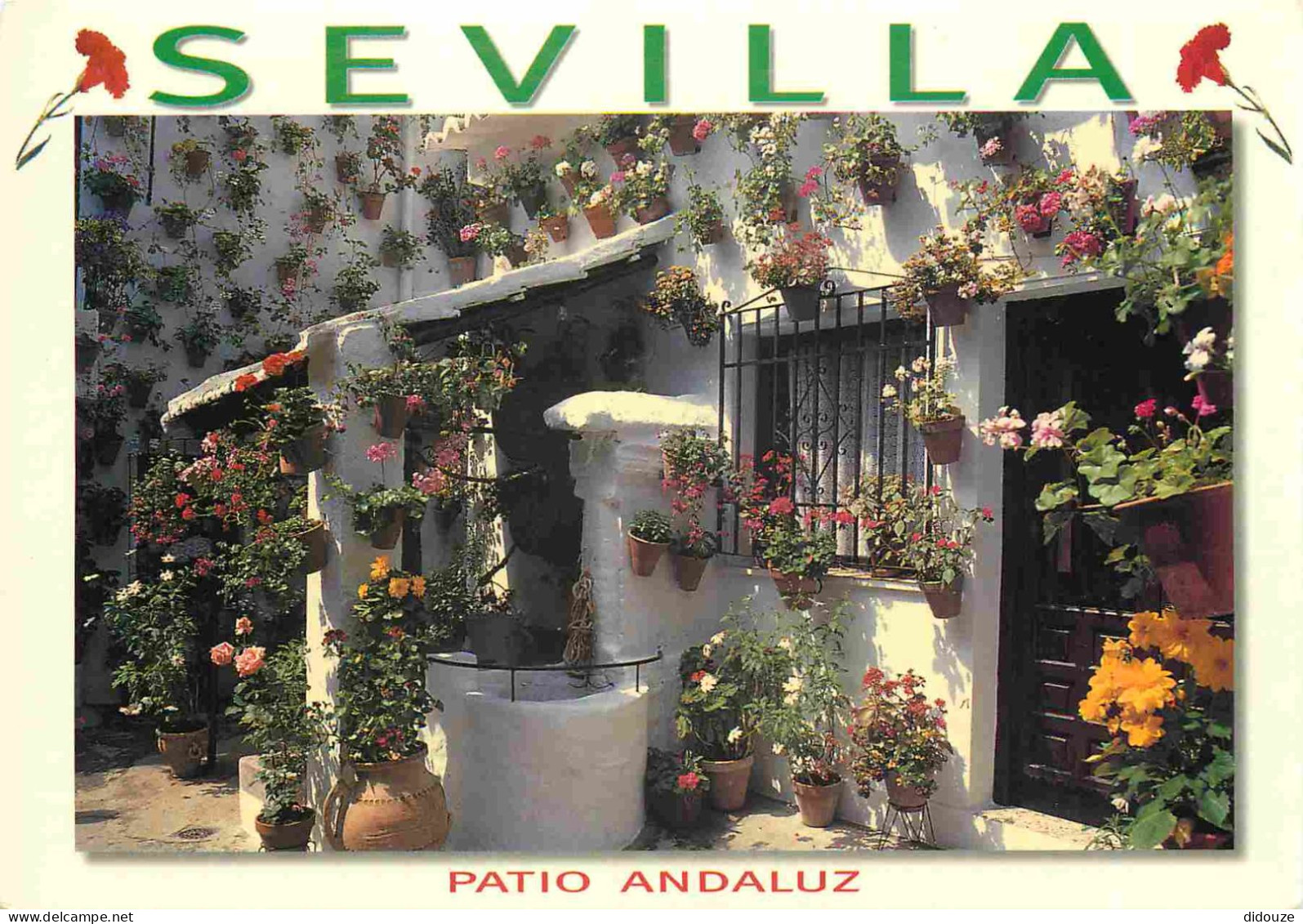 Espagne - Espana - Andalucia - Sevilla - Patio Andaluz - Fleurs - Espana - CPM - Voir Scans Recto-Verso - Sevilla