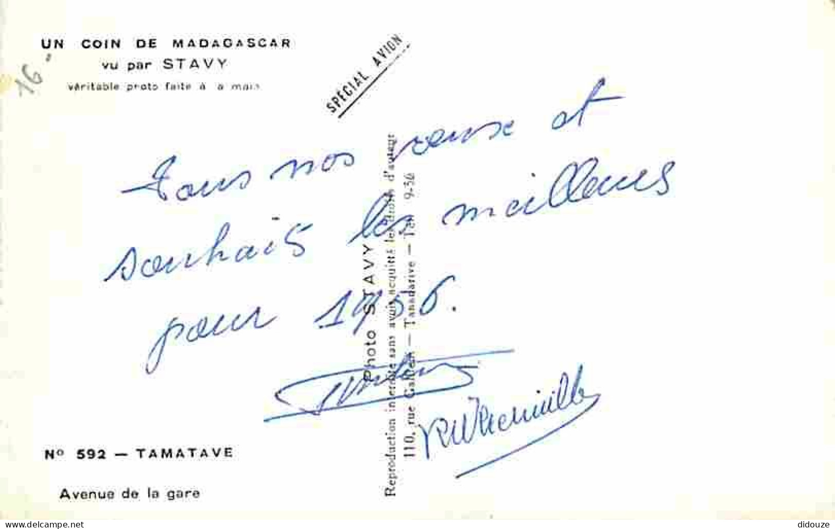 Madagascar - Tananarive - Avenue De La Gare - CPM - Voir Scans Recto-Verso - Madagaskar