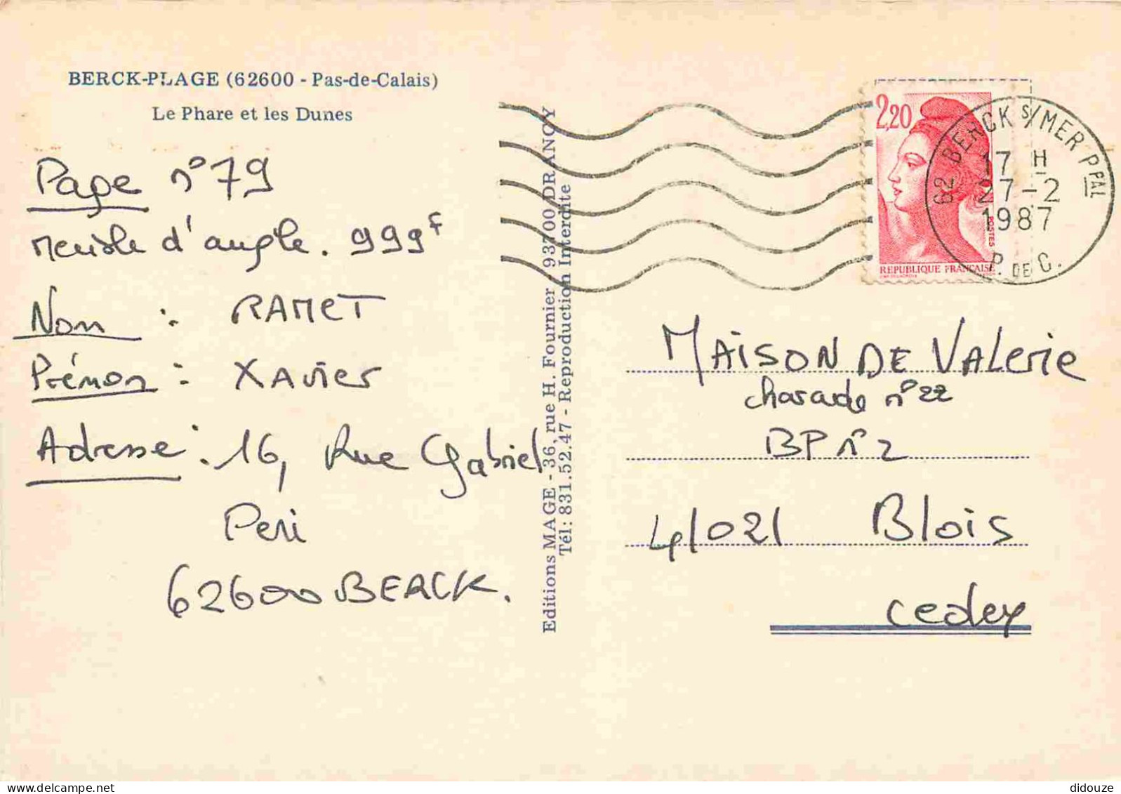 62 - Berck Sur Mer - Le Phare Et Les Dunes - Blasons - CPM - Voir Scans Recto-Verso - Berck